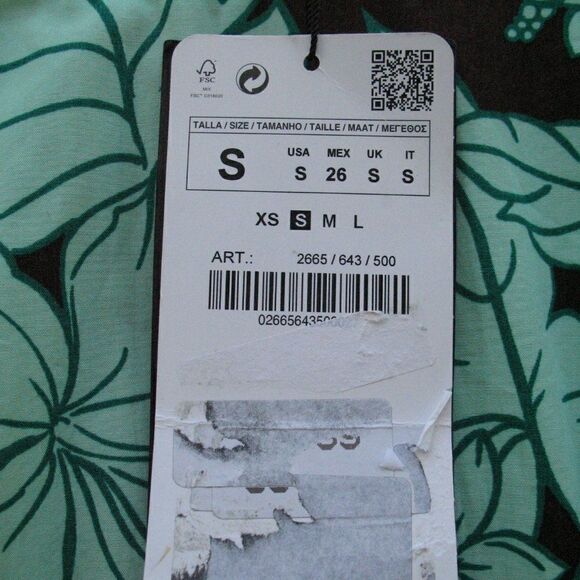 NWT Zara Tropical Mini Dress - Picture 8 of 8